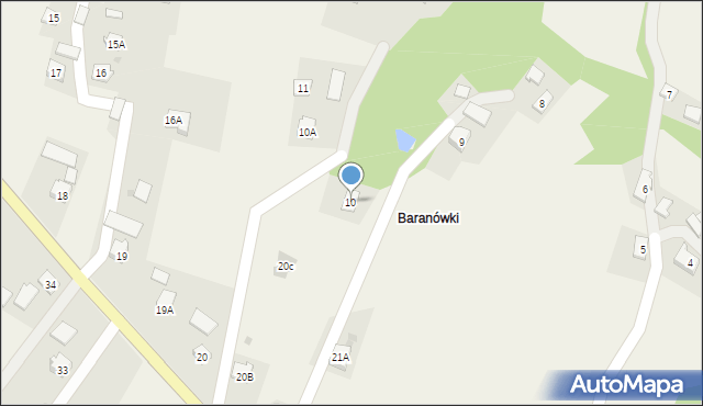 Nozdrzec, Nozdrzec, 10, mapa Nozdrzec