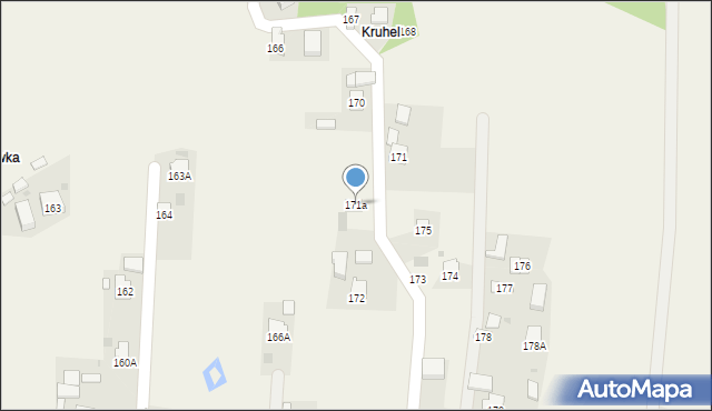 Nozdrzec, Nozdrzec, 171a, mapa Nozdrzec