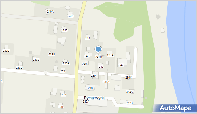 Nozdrzec, Nozdrzec, 241B, mapa Nozdrzec