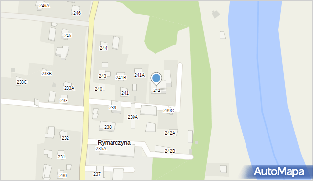 Nozdrzec, Nozdrzec, 242, mapa Nozdrzec