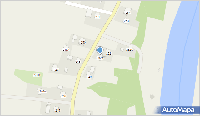 Nozdrzec, Nozdrzec, 252b, mapa Nozdrzec