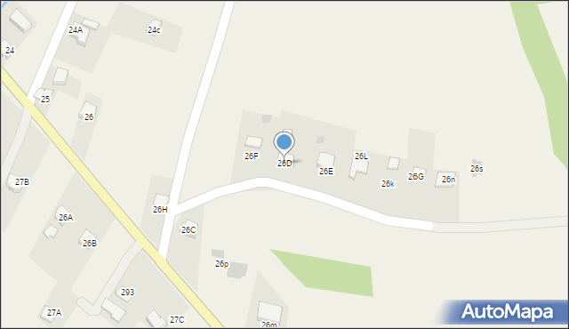 Nozdrzec, Nozdrzec, 26D, mapa Nozdrzec