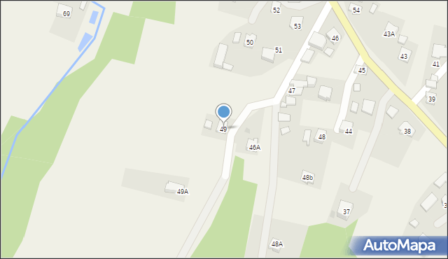 Nozdrzec, Nozdrzec, 49, mapa Nozdrzec