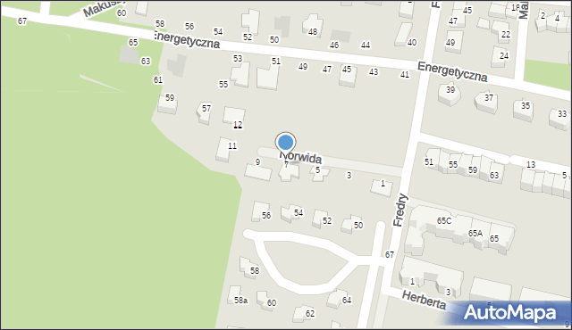 Oborniki Śląskie, Norwida Cypriana Kamila, 7, mapa Oborniki Śląskie