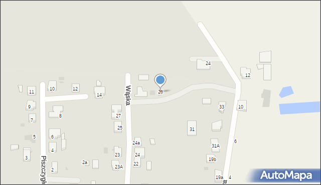 Odolanów, Nowa, 26, mapa Odolanów