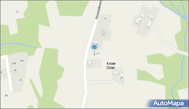 Okrajnik, Nowodworska, 6, mapa Okrajnik