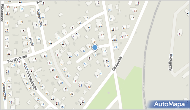 Olsztynek, Nowowiejskiego, 1, mapa Olsztynek