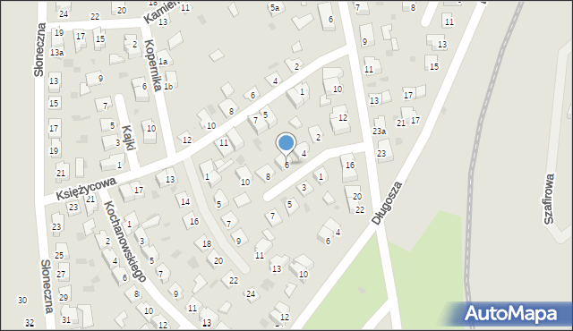 Olsztynek, Nowowiejskiego, 6, mapa Olsztynek