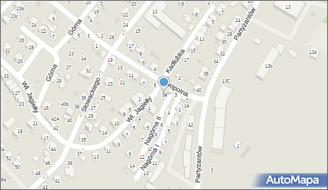 Opatów, Nowopolna, 3a, mapa Opatów