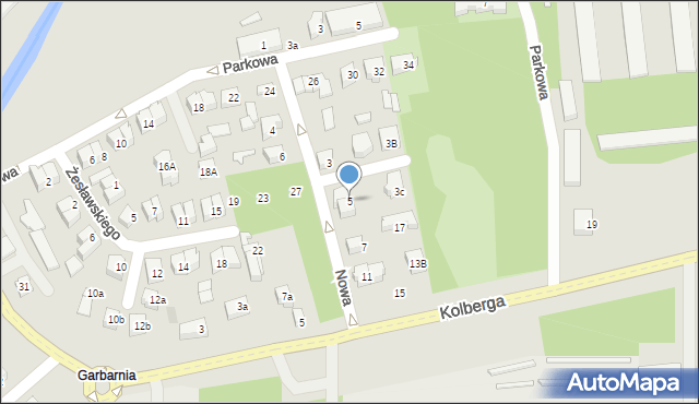 Opoczno, Nowa, 5, mapa Opoczno