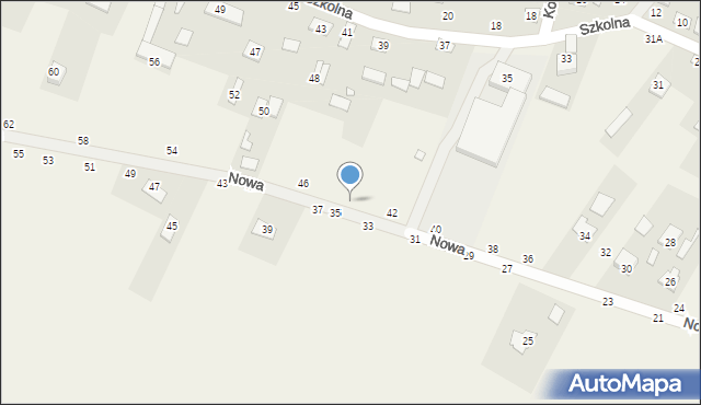 Orchówek, Nowa, 44, mapa Orchówek
