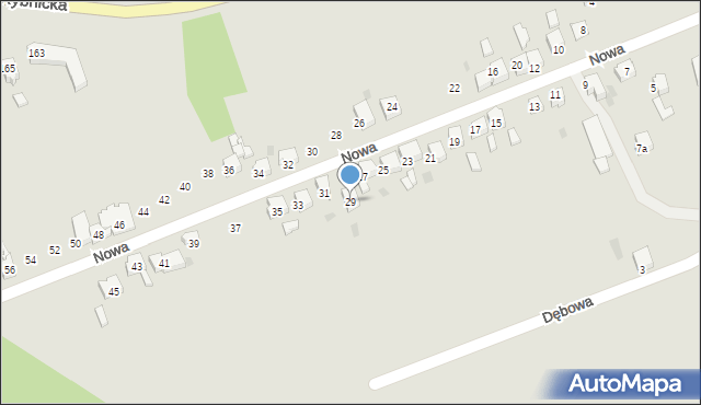 Orzesze, Nowa, 29, mapa Orzesze