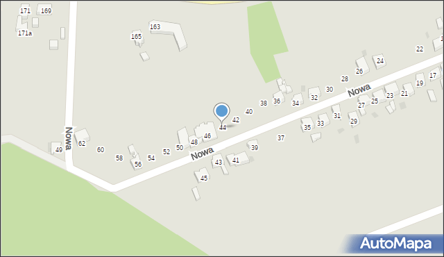 Orzesze, Nowa, 44, mapa Orzesze