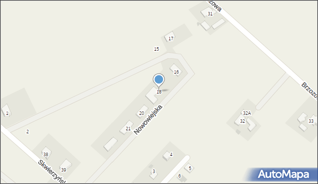 Osiedle Poznańskie, Nowowiejska, 18, mapa Osiedle Poznańskie