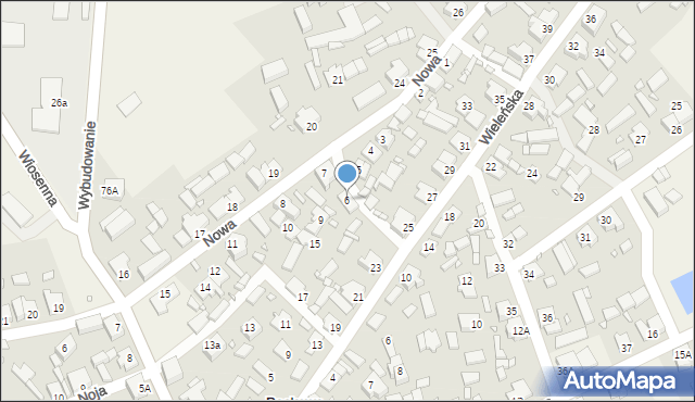 Pęckowo, Nowa, 6, mapa Pęckowo
