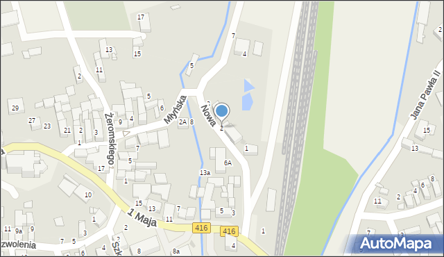 Pietrowice Wielkie, Nowa, 2, mapa Pietrowice Wielkie