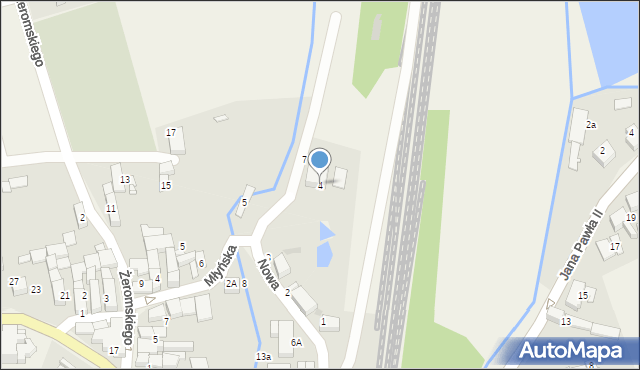 Pietrowice Wielkie, Nowa, 4, mapa Pietrowice Wielkie