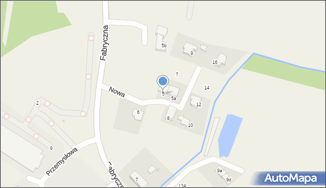 Pietrzykowice, Nowa, 5, mapa Pietrzykowice