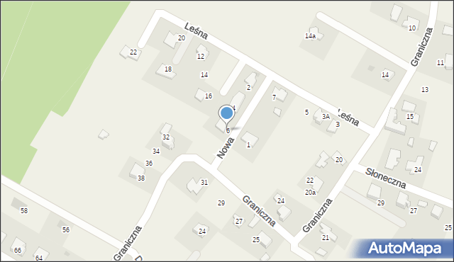 Piła Kościelecka, Nowa, 6, mapa Piła Kościelecka