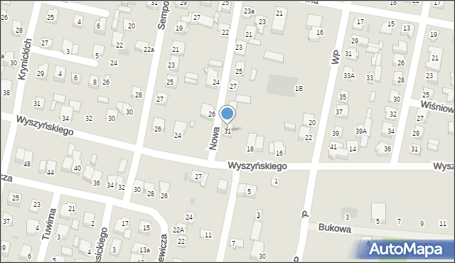 Pilawa, Nowa, 31, mapa Pilawa