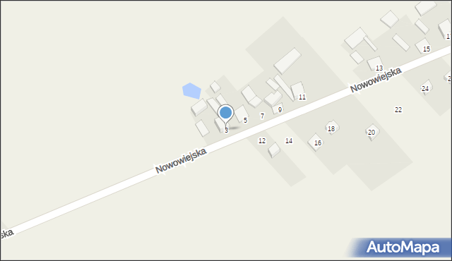 Piotrowiec, Nowowiejska, 3, mapa Piotrowiec