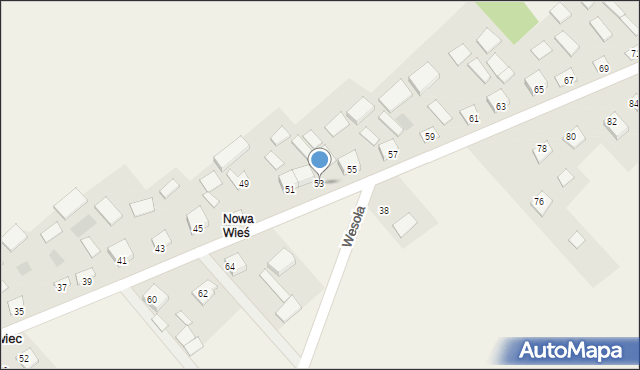 Piotrowiec, Nowowiejska, 53, mapa Piotrowiec