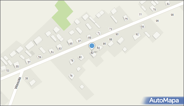 Piotrowiec, Nowowiejska, 82, mapa Piotrowiec