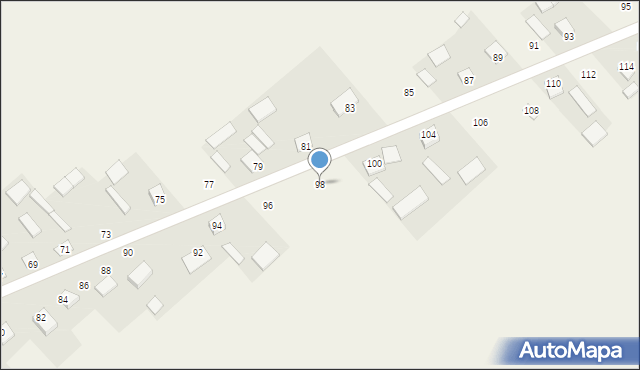 Piotrowiec, Nowowiejska, 98, mapa Piotrowiec