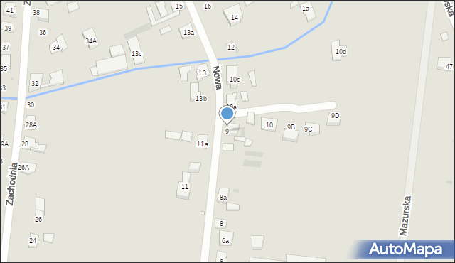 Pleszew, Nowa, 9, mapa Pleszew