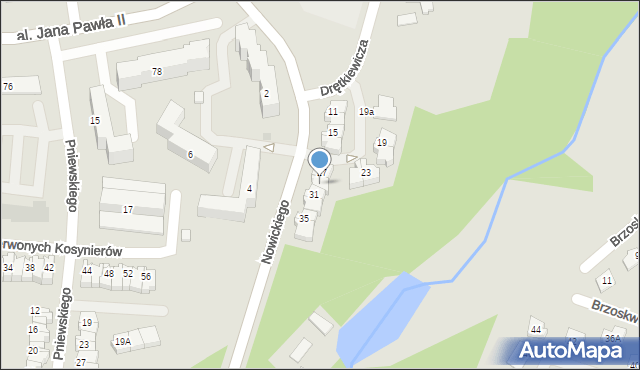 Płock, Nowickiego Władysława, 29, mapa Płock