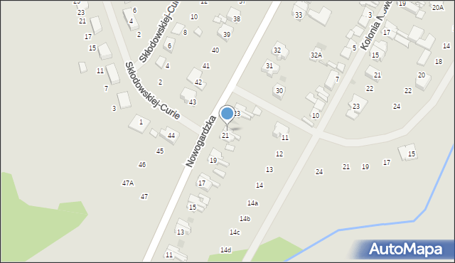 Płoty, Nowogardzka, 22, mapa Płoty