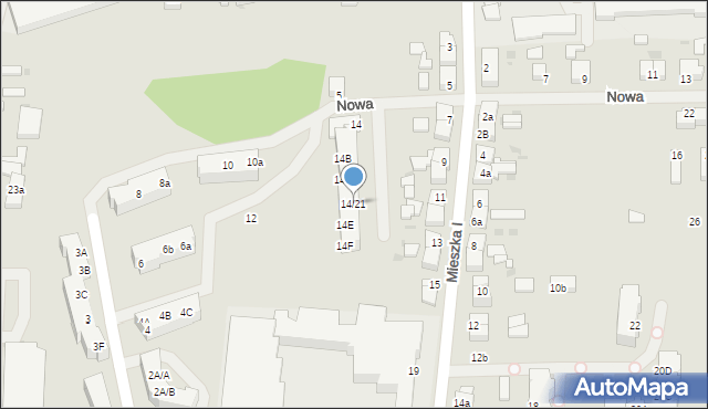 Połczyn-Zdrój, Nowa, 14/21, mapa Połczyn-Zdrój