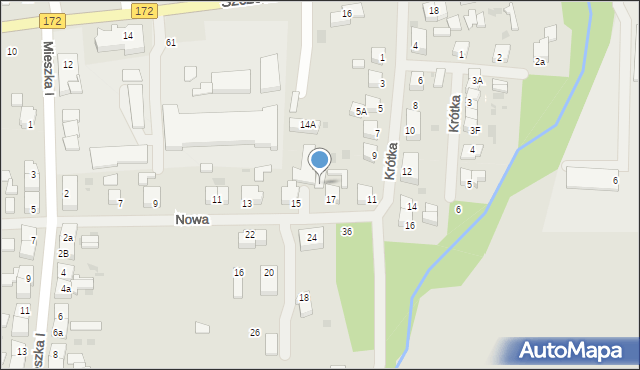 Połczyn-Zdrój, Nowa, 17A, mapa Połczyn-Zdrój