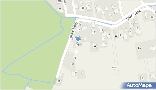 Poręba Wielka, Nowy Świat, 29, mapa Poręba Wielka