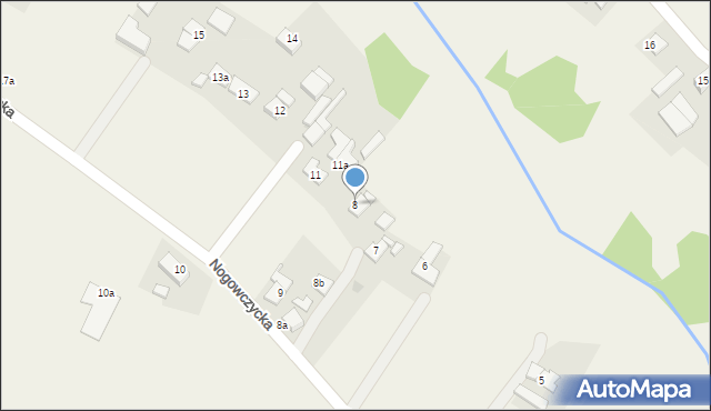 Proboszczowice, Nogowczycka, 8, mapa Proboszczowice