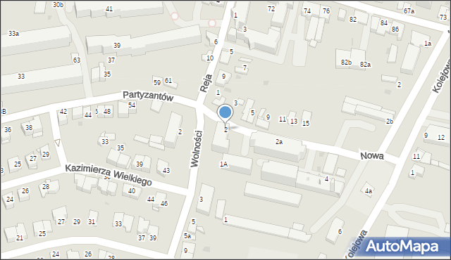 Proszowice, Nowa, 2, mapa Proszowice