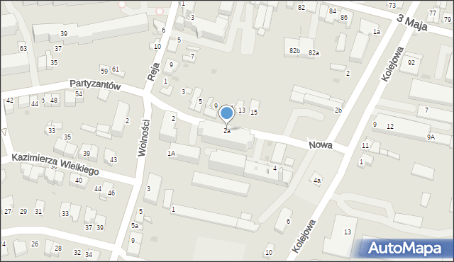 Proszowice, Nowa, 2a, mapa Proszowice