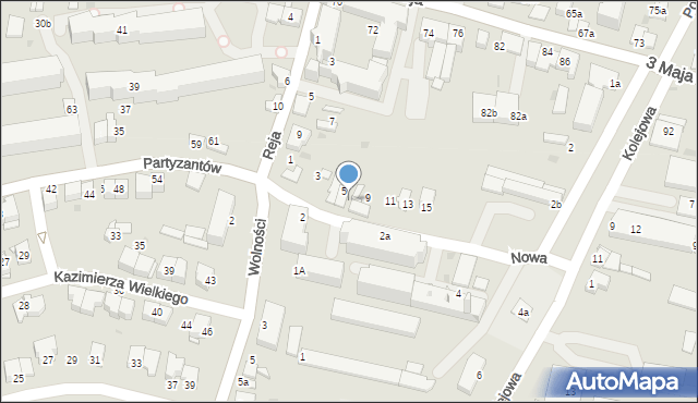 Proszowice, Nowa, 7, mapa Proszowice