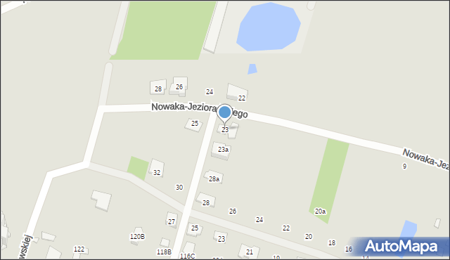 Pruszków, Nowaka-Jeziorańskiego Jana, 23, mapa Pruszków