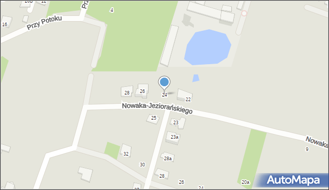 Pruszków, Nowaka-Jeziorańskiego Jana, 24, mapa Pruszków