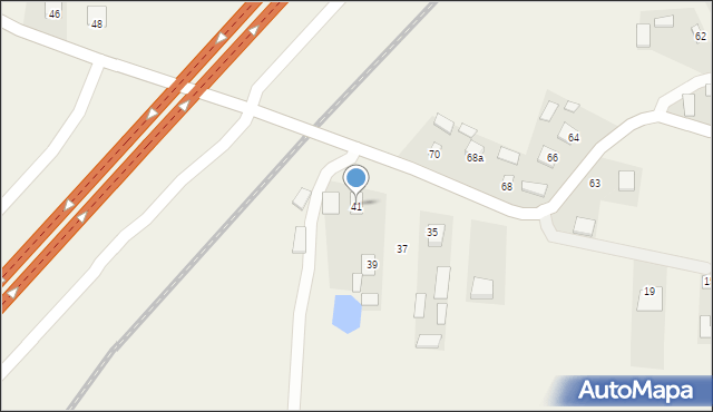 Przędzel, Nowowiejska, 41, mapa Przędzel