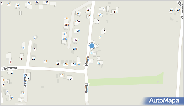 Przemyśl, Nowa, 13, mapa Przemyśla