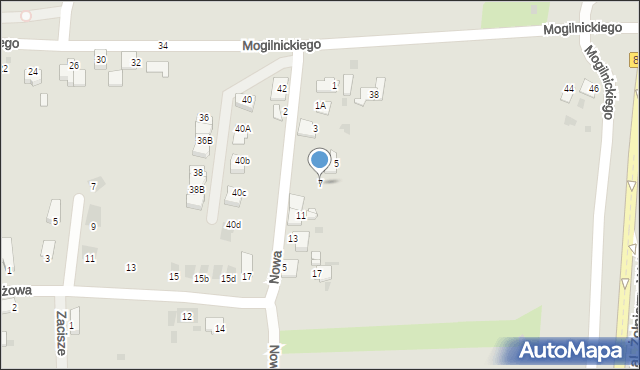 Przemyśl, Nowa, 7, mapa Przemyśla