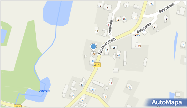 Przyborów, Nowosolska, 10, mapa Przyborów