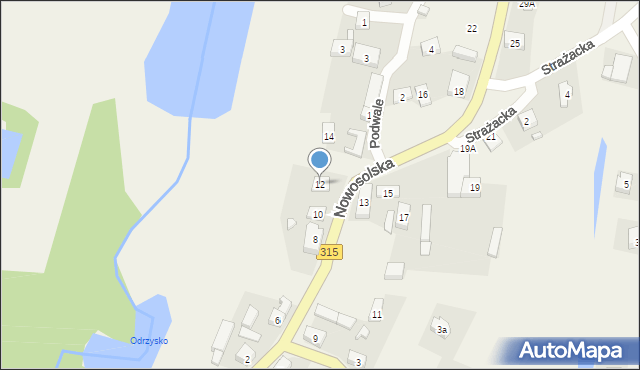 Przyborów, Nowosolska, 12, mapa Przyborów