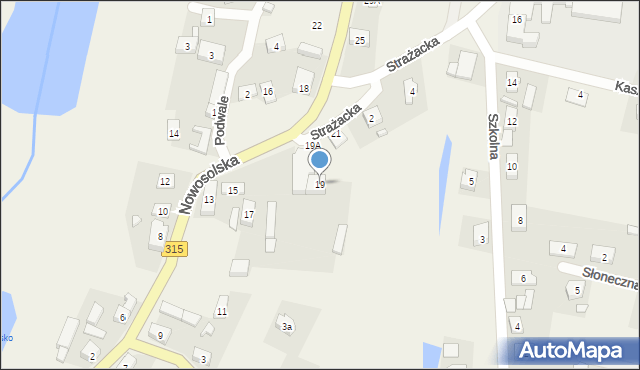 Przyborów, Nowosolska, 19, mapa Przyborów