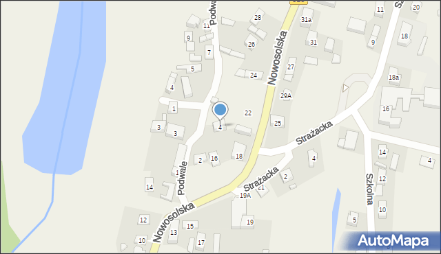 Przyborów, Nowosolska, 4, mapa Przyborów