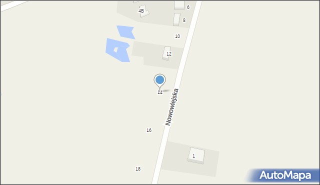Przyjaźń, Nowowiejska, 14, mapa Przyjaźń