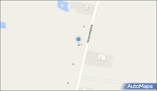 Przyjaźń, Nowowiejska, 16, mapa Przyjaźń