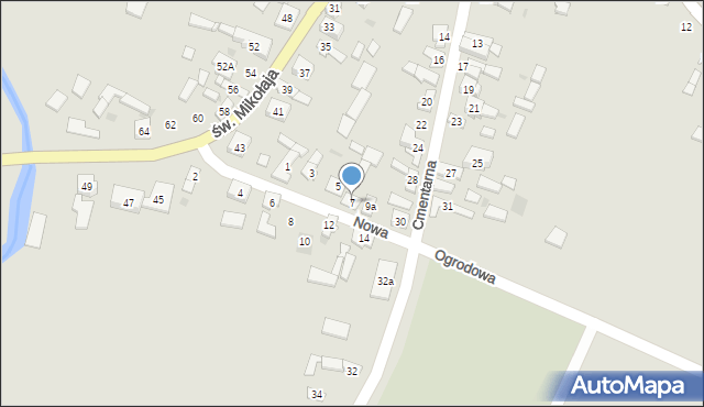 Przyrów, Nowa, 7, mapa Przyrów